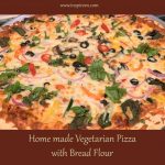 Pizza with bread flour