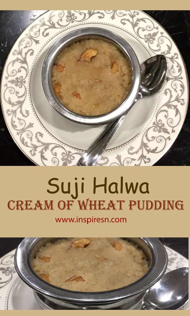 Suji Halwa cream of wheat pudding