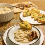 Creamy chicken Alfredo Pasta