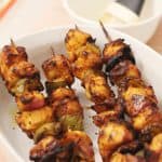 Chicken Tikka in a white bowl.