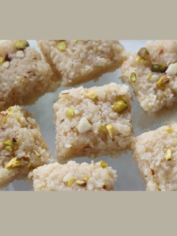 Coconut burfi recipe